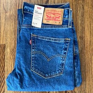 Levi's Blue Straight Jeans Classic Style